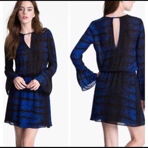 Parker Silk Keyhole Dress